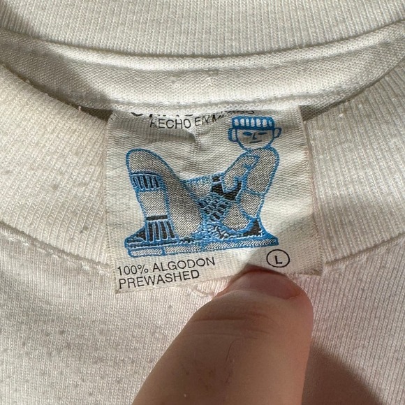 Vintage Cozumel Mexico White Shirt Large‎ L - Picture 5 of 9